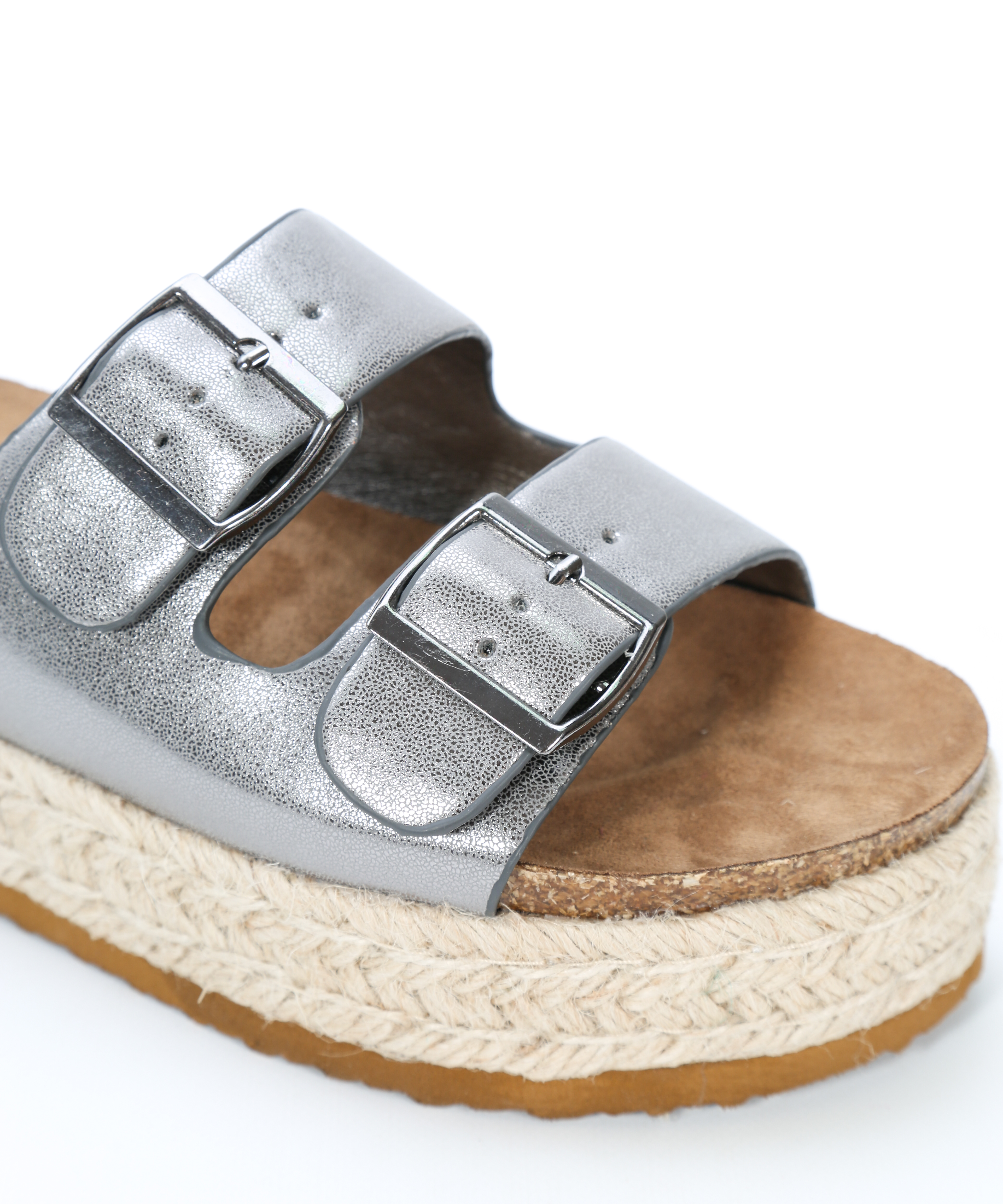 Sandalias plataforma doble hebilla image number null